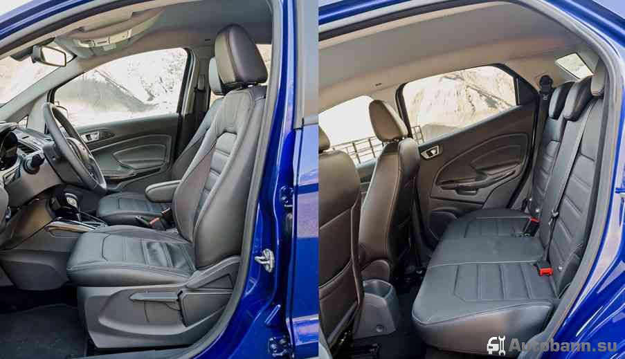 Салон Ford EcoSport форд кроссоверы и салон модельного ряда