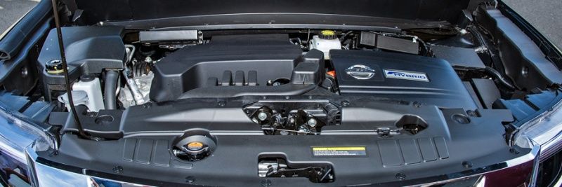 Паркетник Nissan Murano с гибридным мотором Nissan Murano с мотором 2017