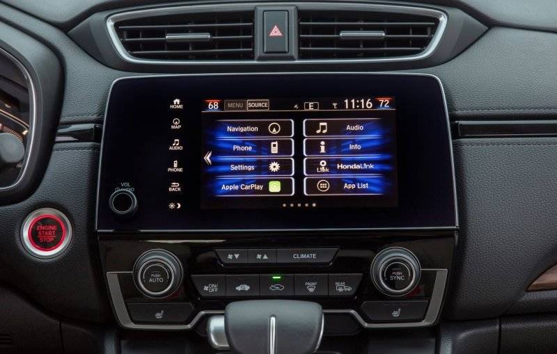 Мультимедиа нового кроссовера Honda хонда модели crv 2017