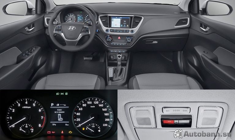 Салон седана Hyundai Solaris Hyundai Solaris 2017 отзывы