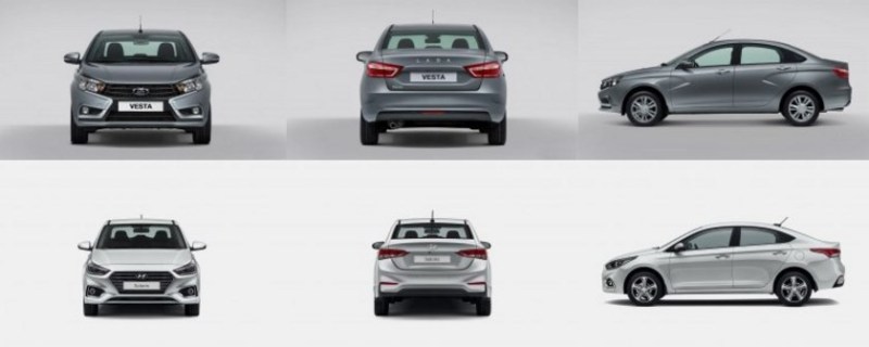 Сравнение Lada Vesta и Hyundai Solaris Веста или Солярис что лучше
