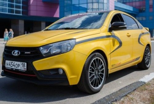 Серийная Lada Vesta Sport автоновинки 2018 в России фото и цены