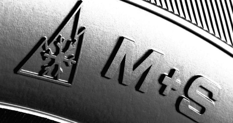 Обозначение M+S и снежинка 3PMSF на шинах обозначение m s на шинах