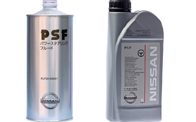 Оригинальное масло для гидроусилителя Nissan PSF: слева - Япония, справа - версия EU какой жидкостью лучше заправлять ГУР